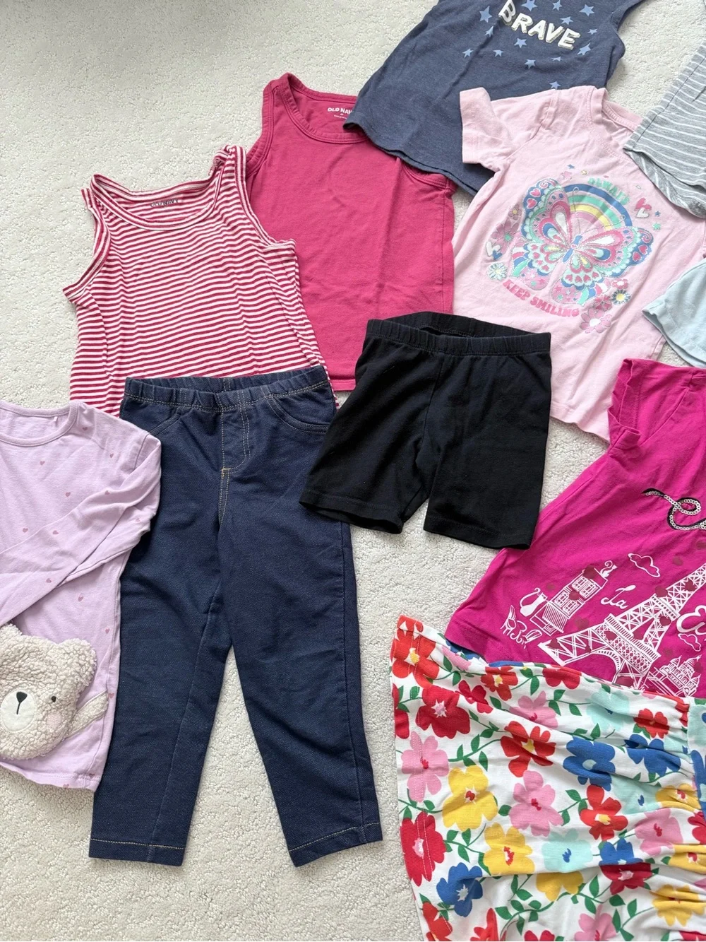 Girls Floral Multicolor bundle size 3-4T